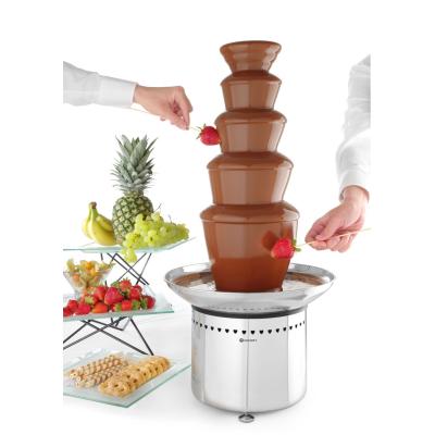 Čokoládová fontána 5 pater, HENDI, 230V/265W, ⌀332x(H)709mm | 274156